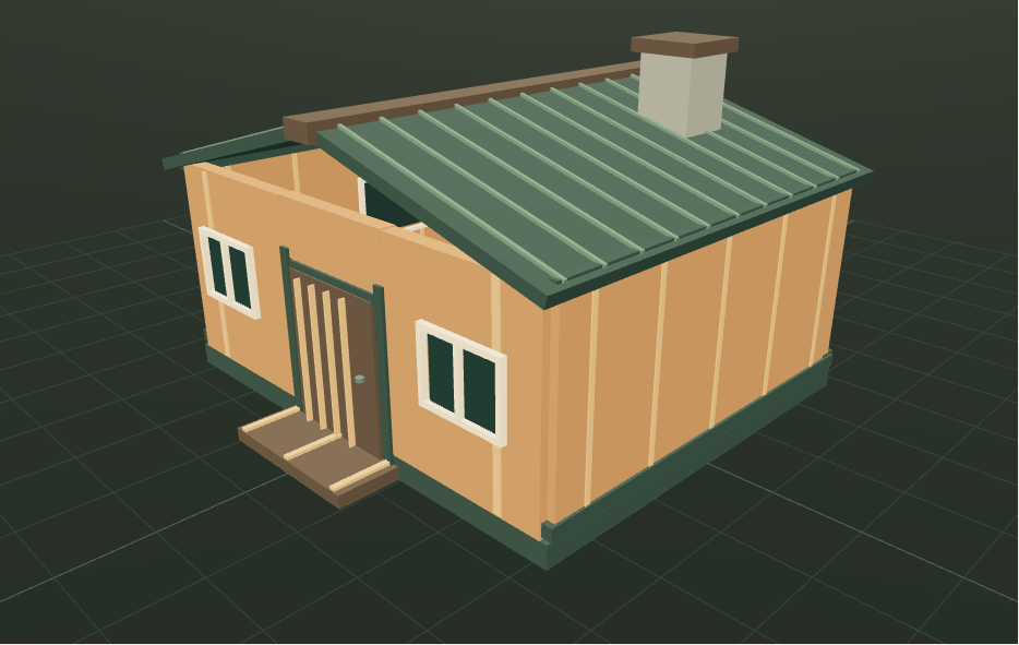 Render of Alder Hearth Cabin