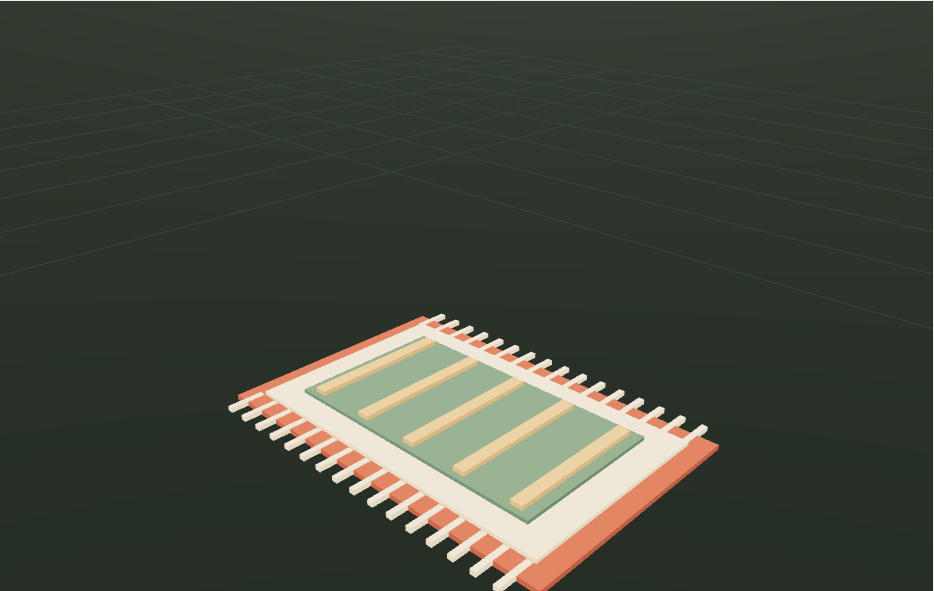 Render of Hearth Woven Rug
